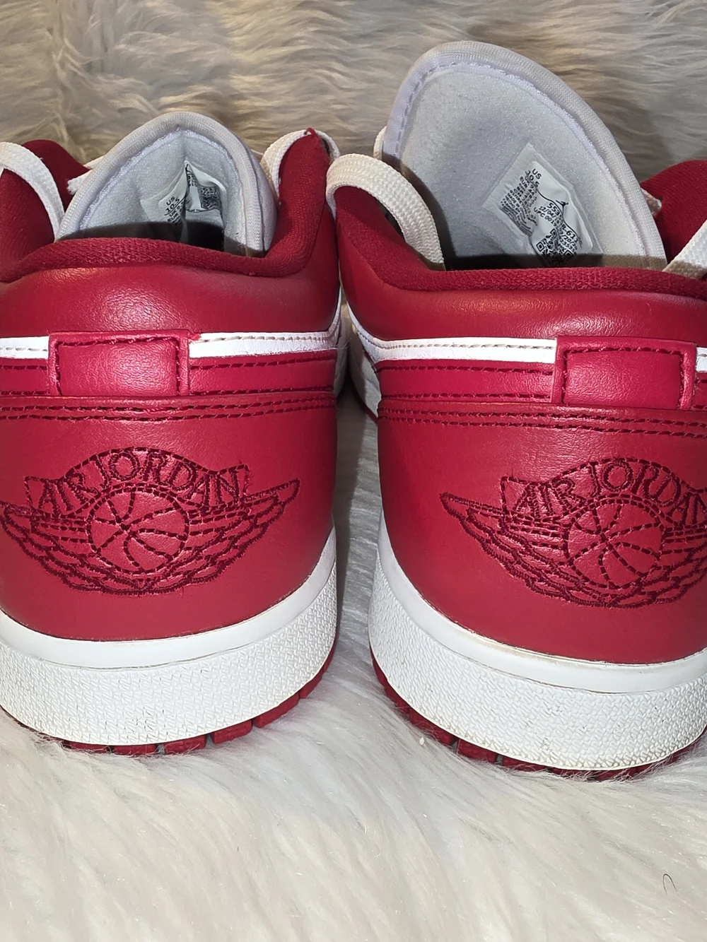 Nike Air Jordan 1 Low - White & Red